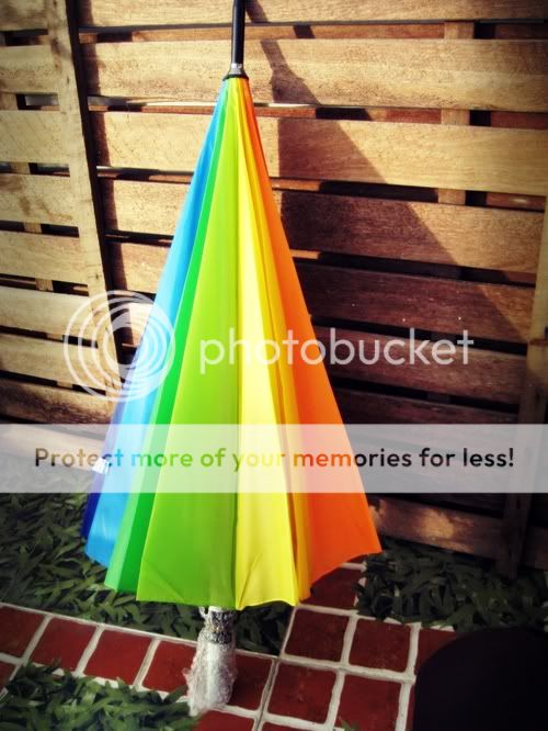 Bán dù 7 màu có thể gấp nhỏ bỏ cặp đê - 3