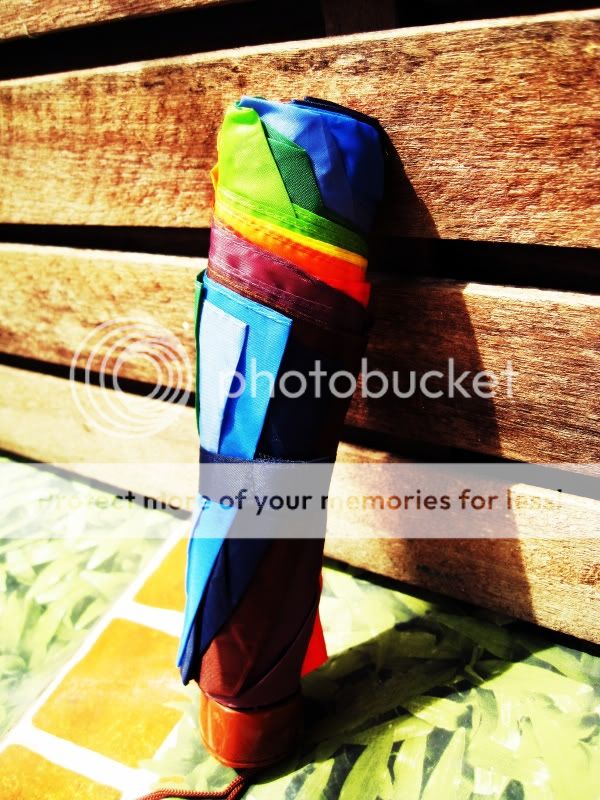 Bán dù 7 màu có thể gấp nhỏ bỏ cặp đê - 11