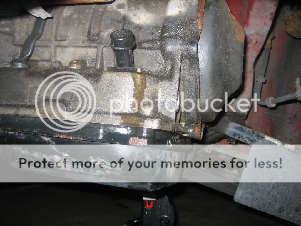 O1M automatic transmission leak picture