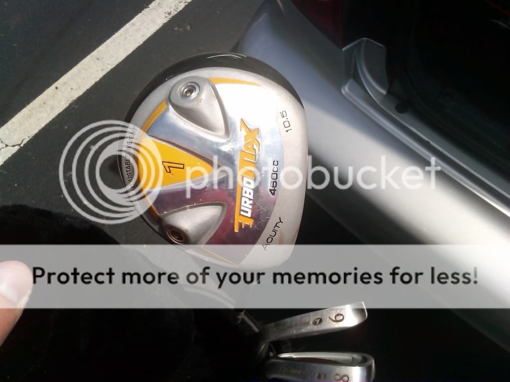 Pro Kennex Golf clubs, 460CC driver and Odyssey Putter