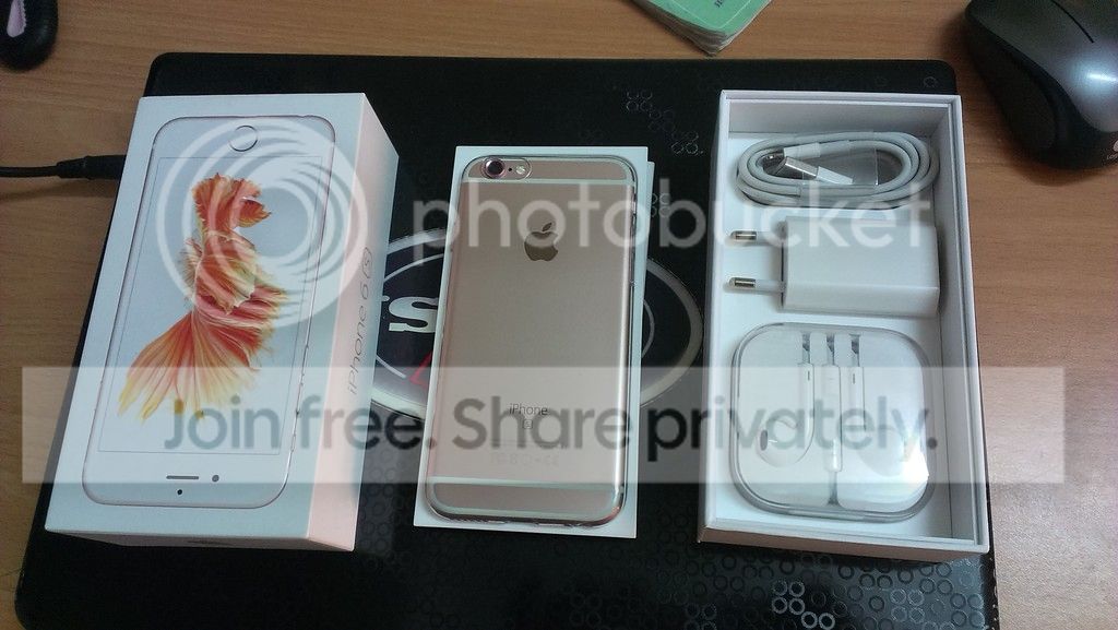 Bán iphone 6s 16g màu Rose new 99,99%, fullbox, hàng tgdđ bh den t12/2016. Giá 15tr - 5